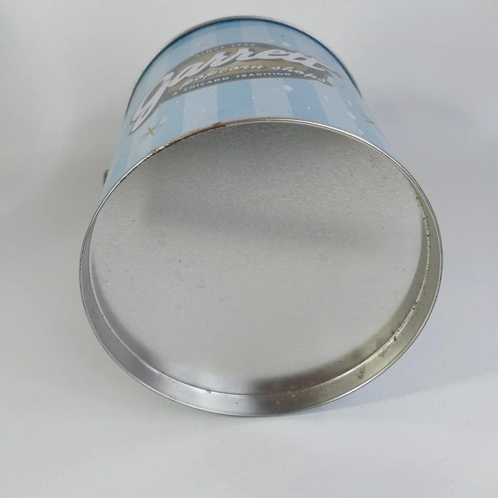 Garrett Popcorn Shops Tin, Chicago Collectible,  Lid And‎ Handle